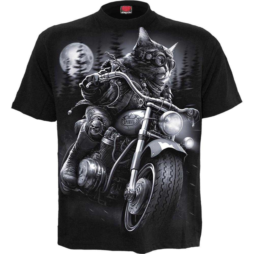 Spiral - Nine Lives Mens Tshirt - Black